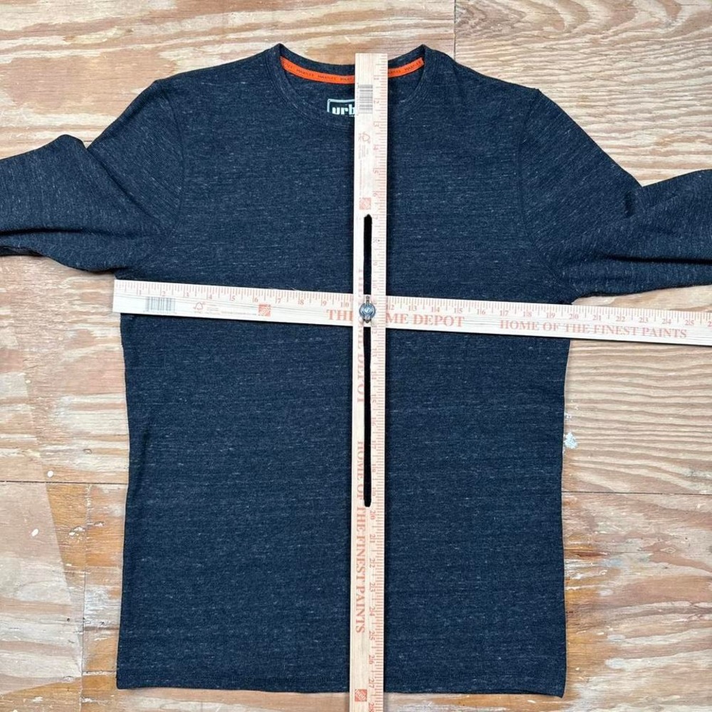 dark grey urban‎ pipeline waffle knit thermal sweater - Picture 4 of 4